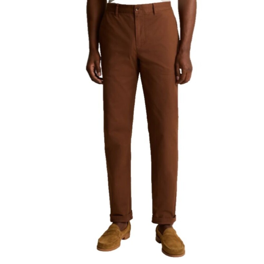 Bonobos Men’s Stretch Organic Cotton Chino Pants size 34/32 NWT Chocolate Brown